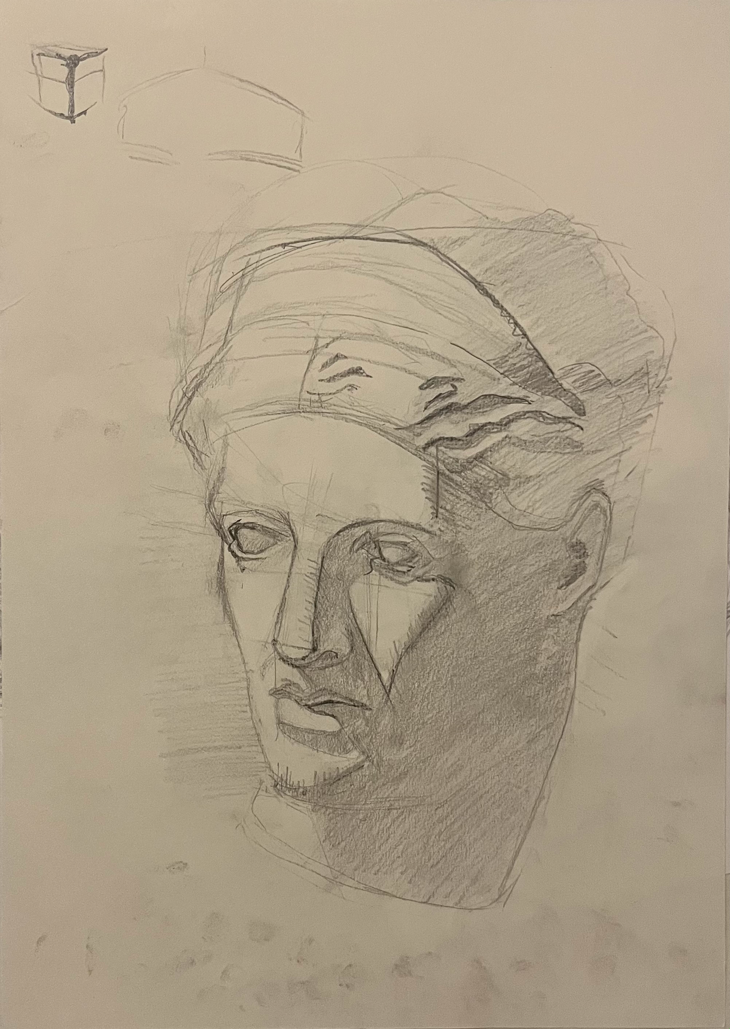 A3 Original Ray of Sun, Graphite on paper