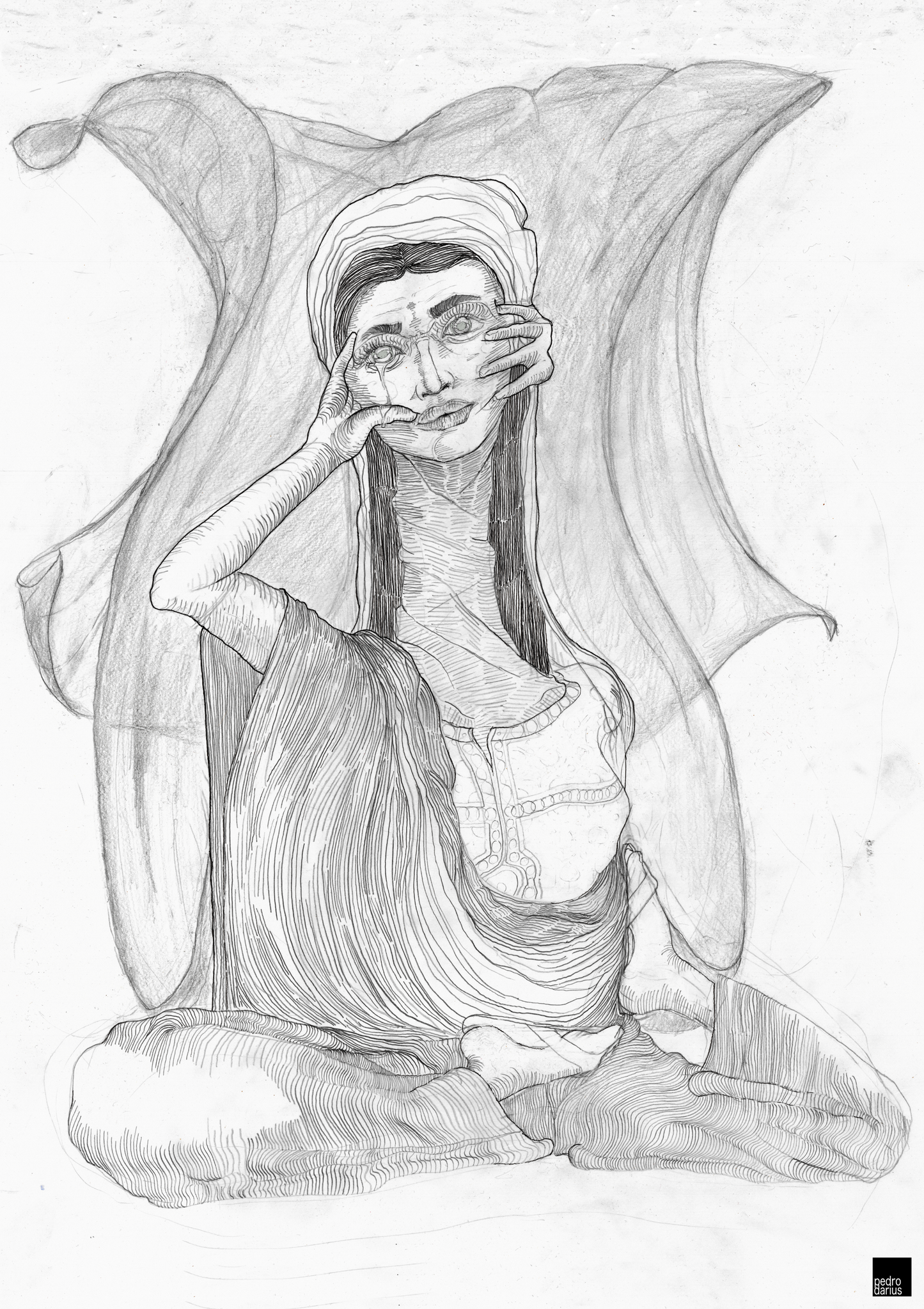 A1 Poster "Mother Marys reincarnation in the current state of Kali Yuga"